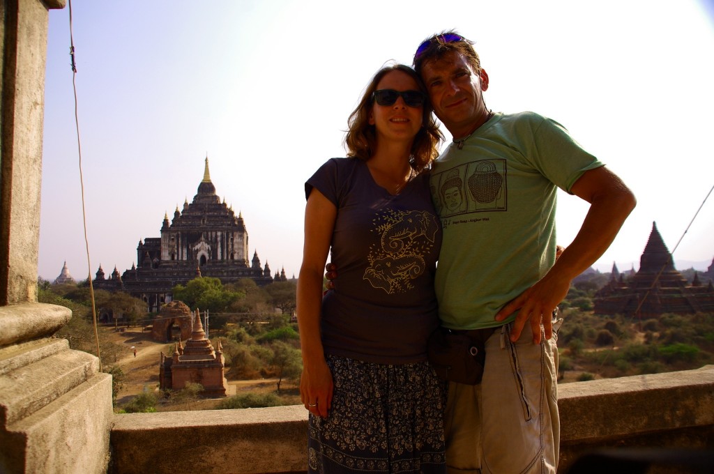 Unser Abschiedsfoto von Bagan